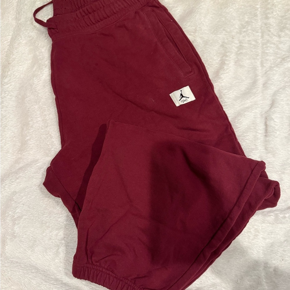 Mens Maroon Jogger Pants